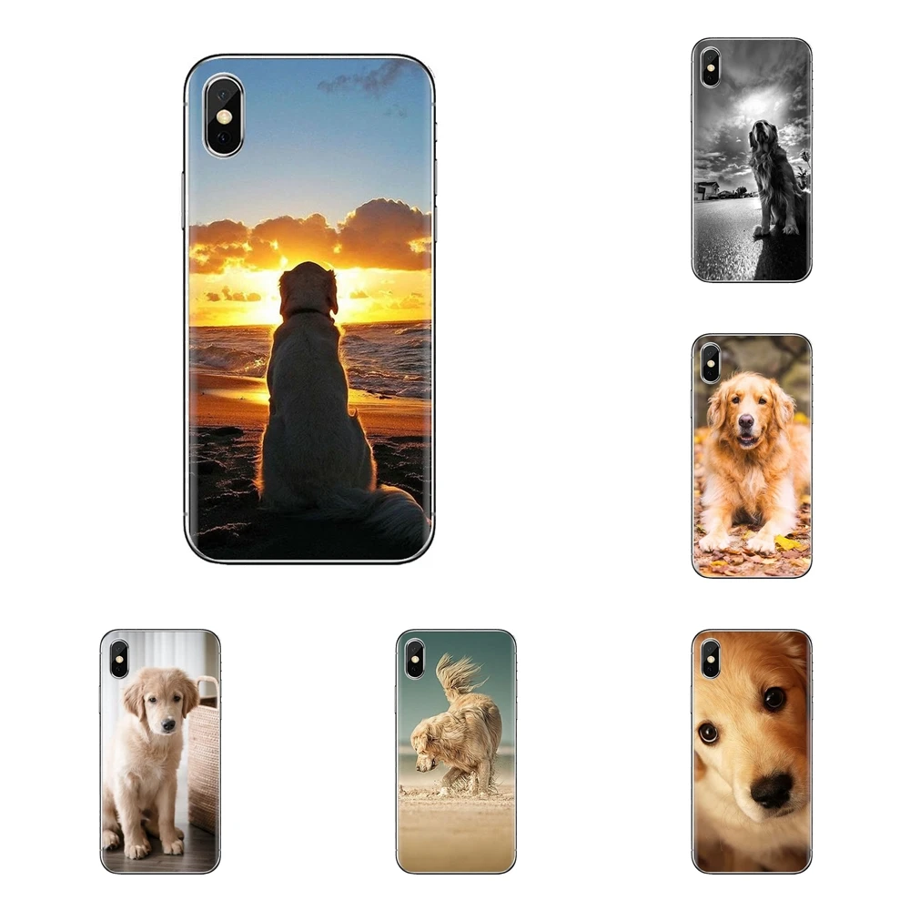 Soft TPU Phone Case Animals Golden Retriever Dog Pet For Huawei Honor 5A LYO-L21 Y6 II Compact Y5 2 Y5II Mate 10 Lite Nova 2i 9i |