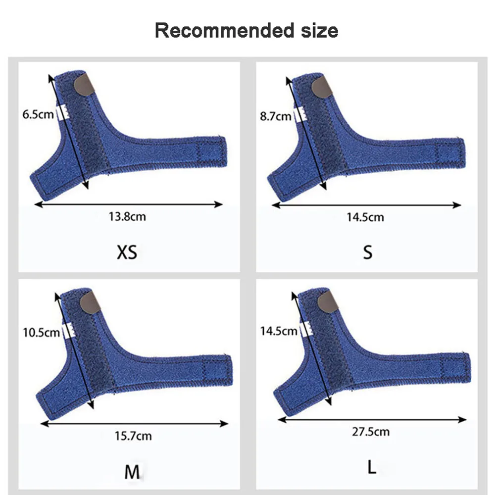 

Thumb steel plate fixation Finger inner buckle support protector Finger support sleeve Wrist splint ventilation Arthritis Carpal