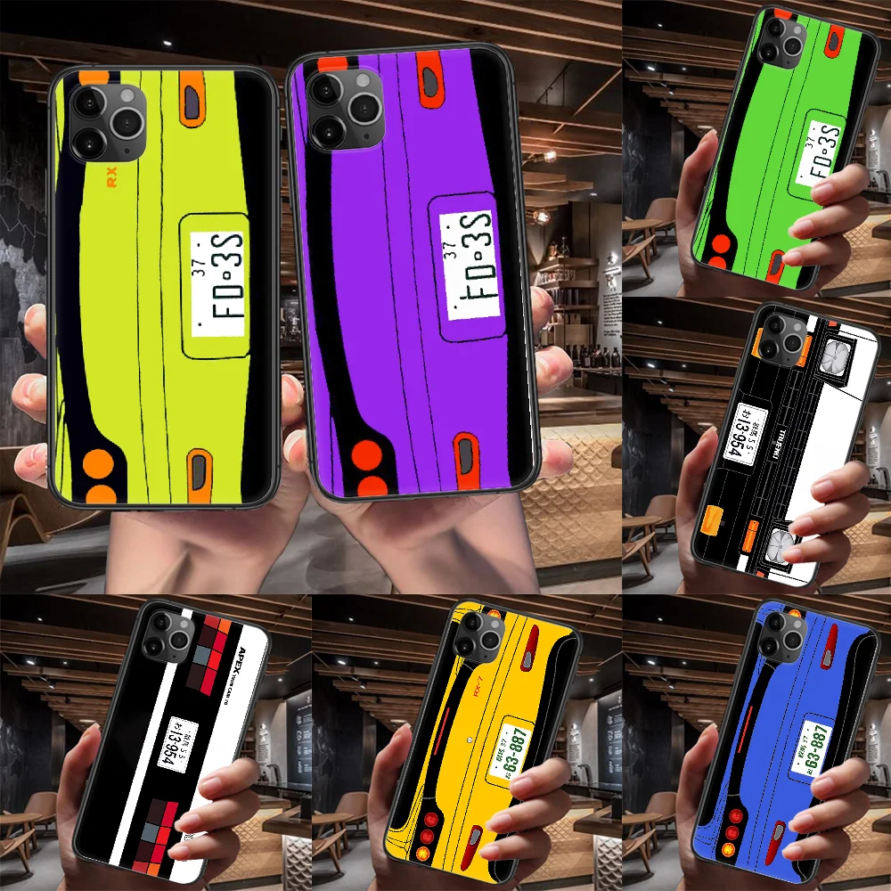 Автомобильный задний багажник AE86 чехол для телефона Iphone 4 4s 5 5S SE 5C 6 6S 7 8 Plus X XS XR 11 12