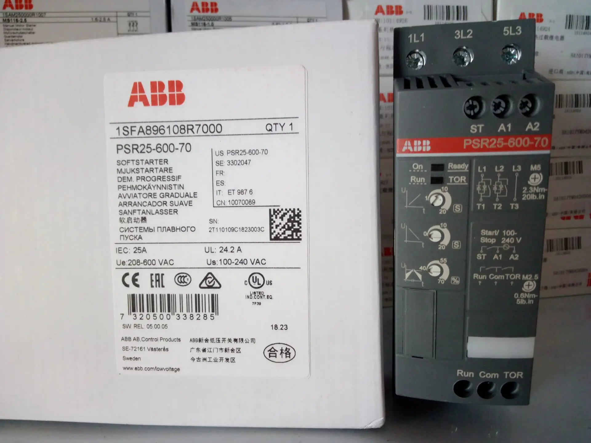 

ABB-China S203-D25 2CDS253001R0251 S200 3P 25A Miniature Circuit Breaker