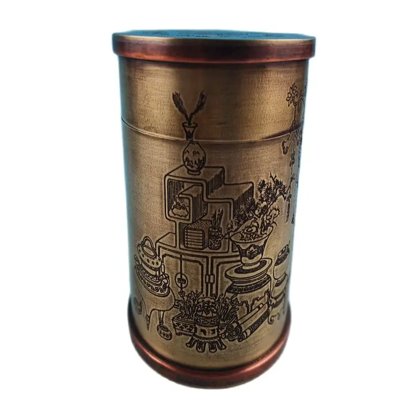 Chinese Ancient Copper Tea Collection Box.The Caddy Worth Collecting | Дом и сад
