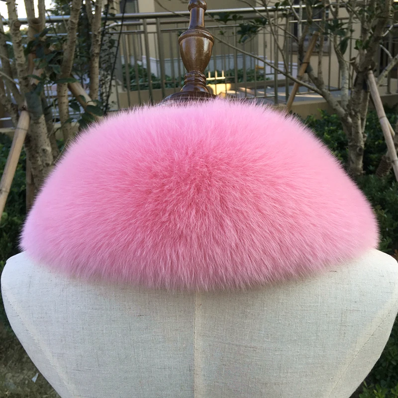 JKP воротник из натурального Лисьего меха квадратный зимний шарф плотная теплая