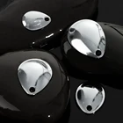 20 шт., лезвия из гладкого никеля для спиннинга