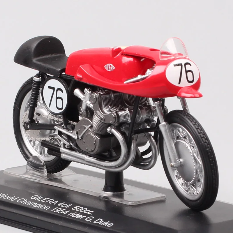 Миниатюрная модель мотоцикла Italeri Gilera 4ресс 1954 куб. См чемпион мира № 76 G Duke moto rcycle