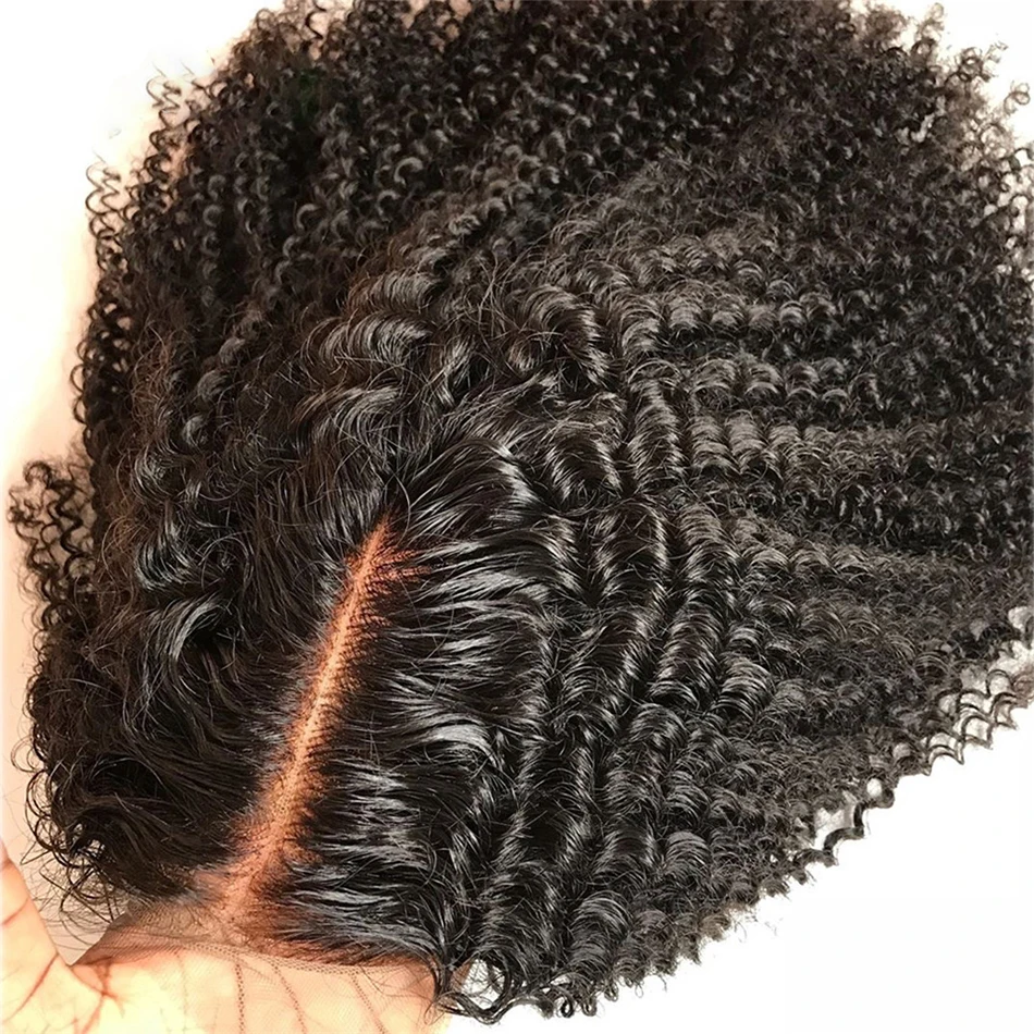 

Middle Part Naural Black Long Curly Lace Frontal Human Hair Wigs With Natural Hairline 13x4 13x6 Lace Wigs For Black Women