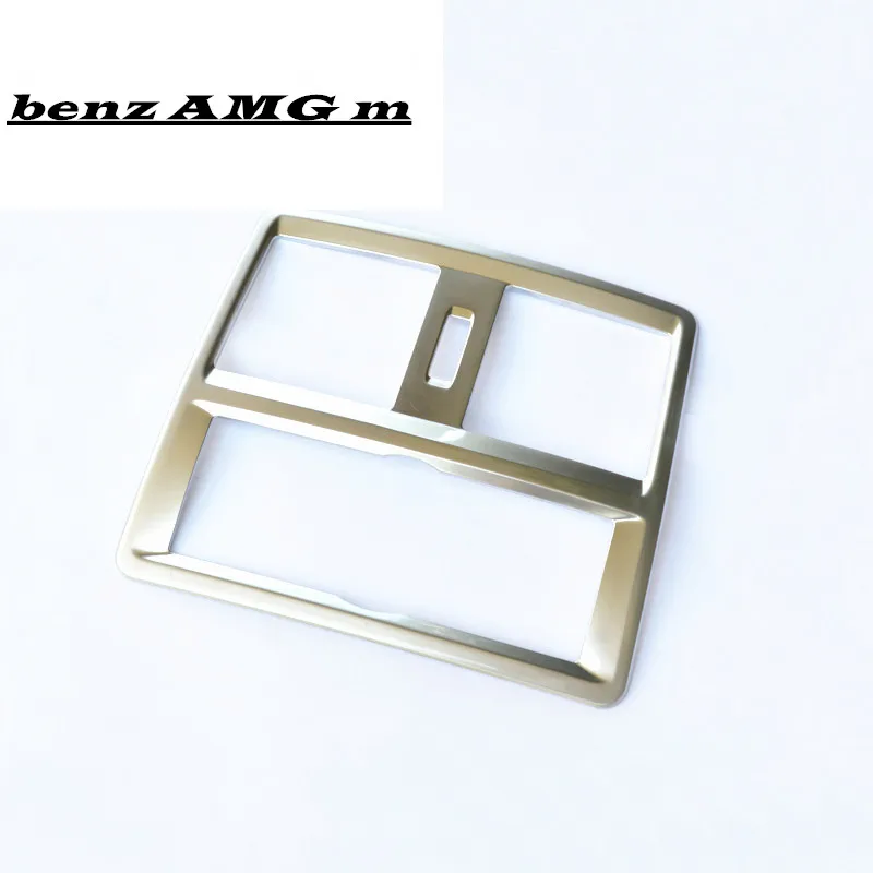 

Car Styling Central Armrest Rear Air Conditioning Outlet Frame Decoration Sticker Trim For Mercedes Benz GLE W166 GLS X166