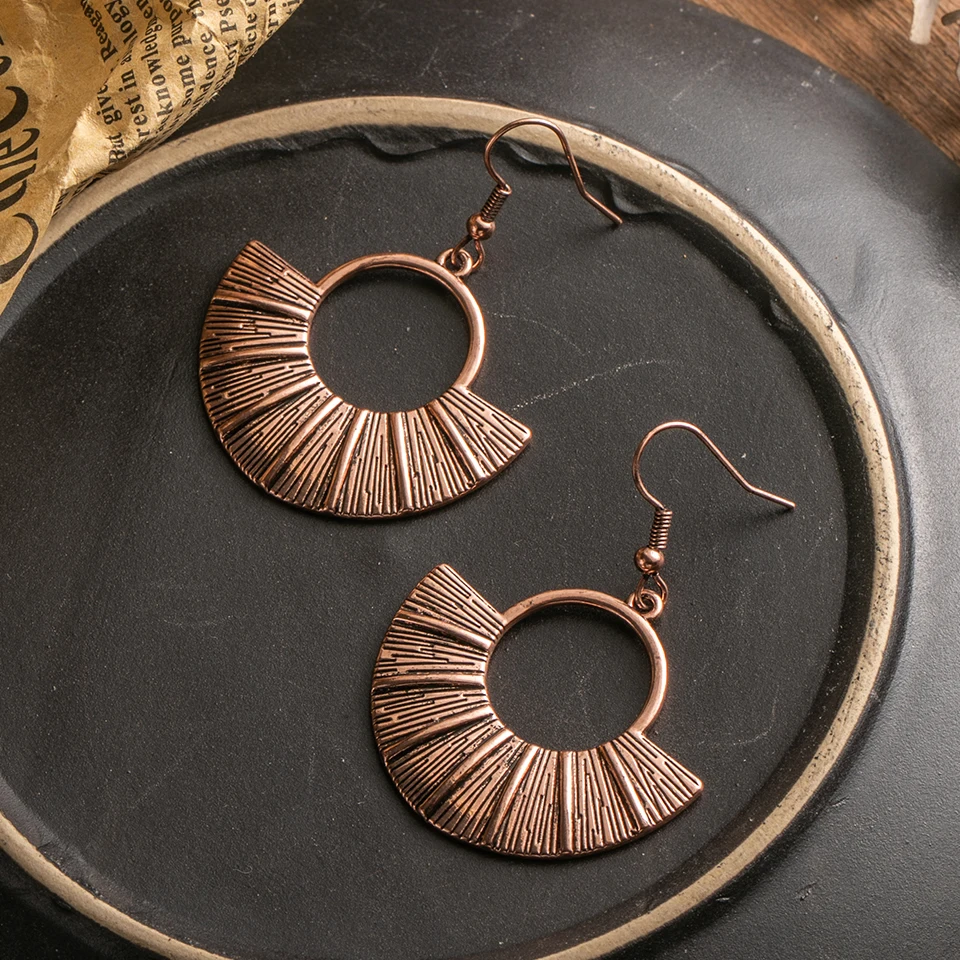 Женские Винтажные висячие серьги в стиле бохо этнические Висячие индийские