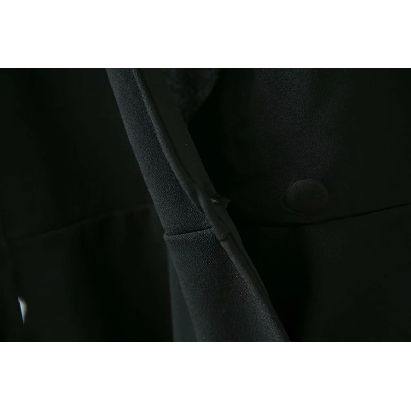 Женское двубортное офисное платье ZA элегантное праздничное мини в английском