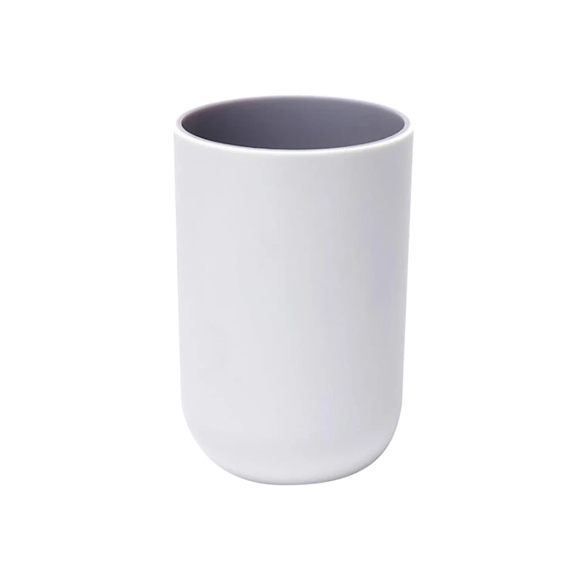 

Tooth Mug Home Bathroom Accessories Brush Holder Simple Design Multifunction PP Material Washing Tooth Cup