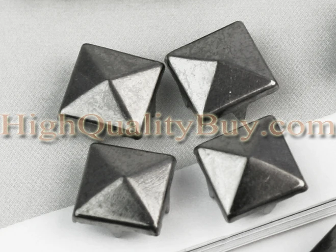 Пирамидальные шпильки 10 мм 100 шт./лот пирамидальные в стиле панк шипы заклепки для