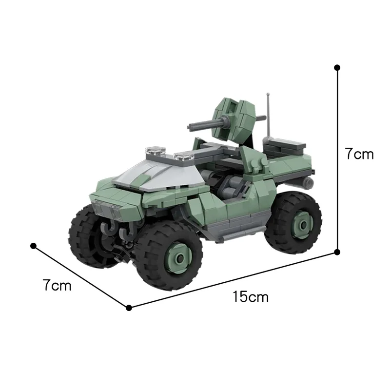 Военная внедорожная машина BZB MOC армированный штурмовой автомобиль гало-война