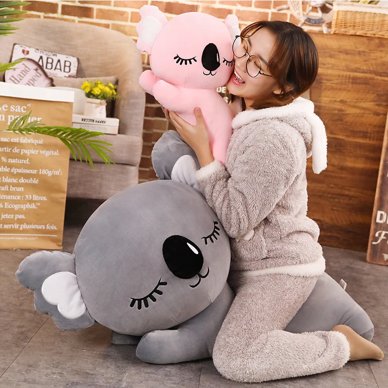 

75/35CM Cartoon Soft Koala Bear Plush Toy Doll, Koala Animal Doll, Kids Toys, Holiday Gifts, Home Decoration kid Brinquedos