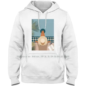 Hat By The Pool Men Women Hoodie Pullover Sweater 6XL Big Size Cotton Pool Fashion Trendy T Shirt