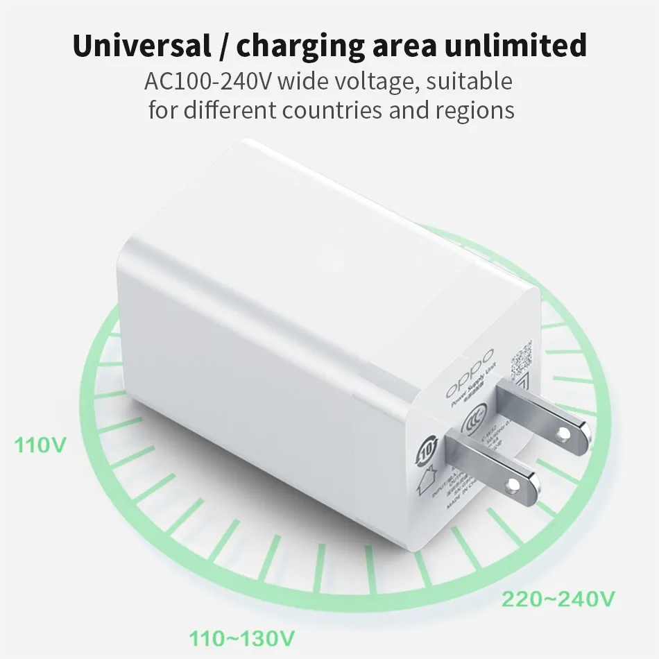 OPPO R11 зарядное устройство флэш-зарядка VOOC Micro usb/type-c кабель 5 в 4A Быстрая зарядка для R11s R9s R7s R15 A5s A3s R17 k3 k5 - Тип штекера: US Charge