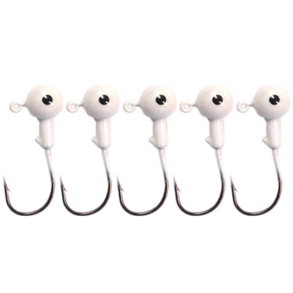 5 шт./компл. свинцовый крючок для рыбалки разноцветные Jig Head приманки рыболовный с