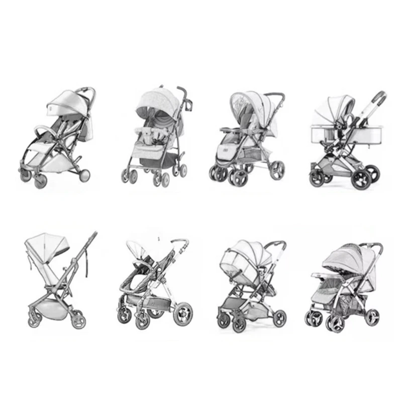 

Universal Dust Shield Fly Insect Protection UPF50+ Full Cover Summer Mosquito Net for Baby Stroller Pushchair