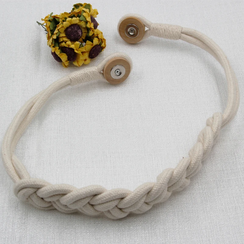 Подхват для штор ручной работы Тканый Твист Магнитный занавес зажим Кортина