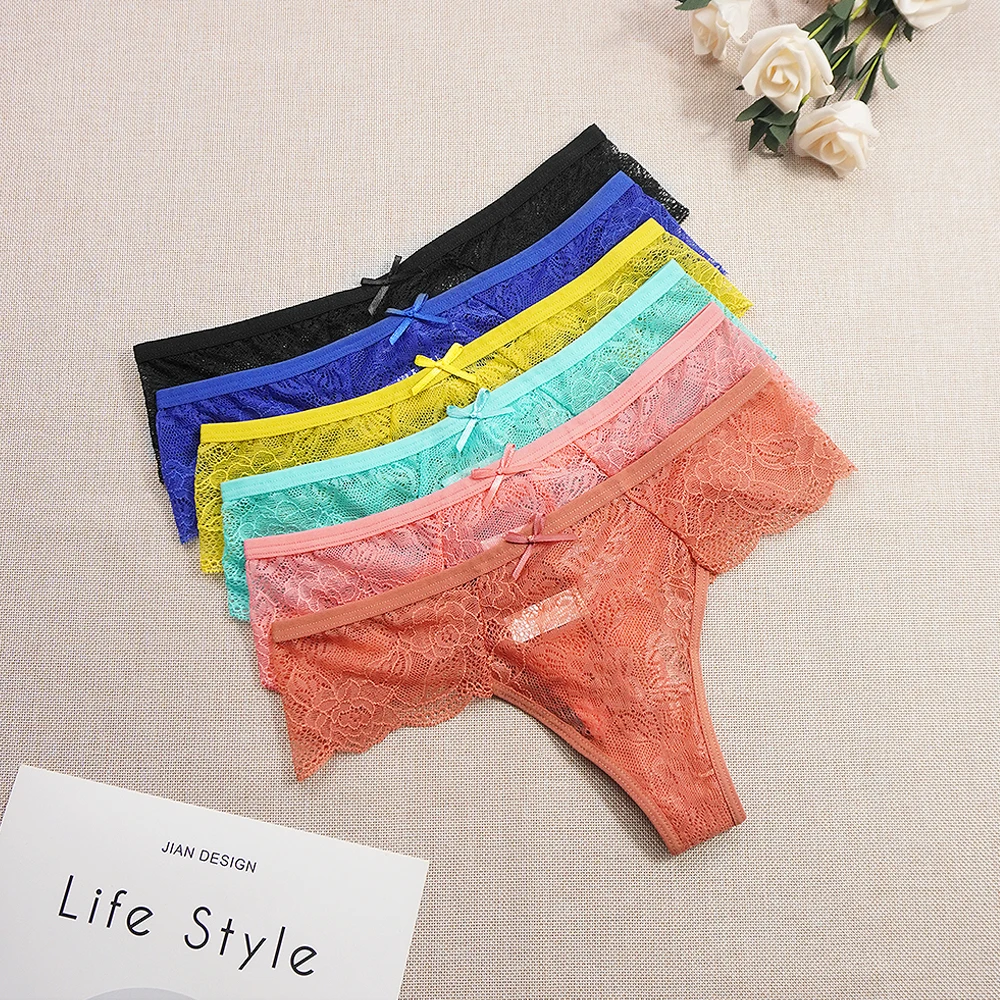 

Пикантные Для женщин стринги белье, трусики кружевные бесшовные стринги для девочек эротическое белье с низкой посадкой прозрачная открытые женские хипстер Трусы-шортики 3 шт./лот