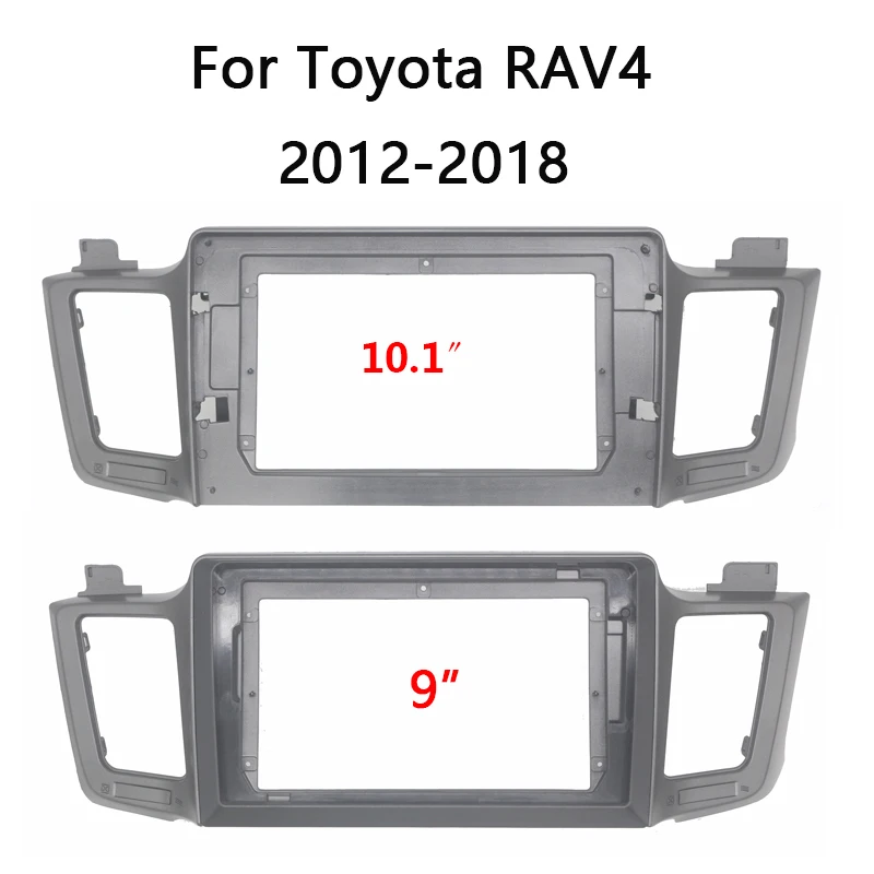

2 Din Big Screen Android Head Unit Car Radio Frame Kit For TOYOTA RAV4 2013-2019 Auto Stereo Dash Fascia Trim Bezel Faceplate
