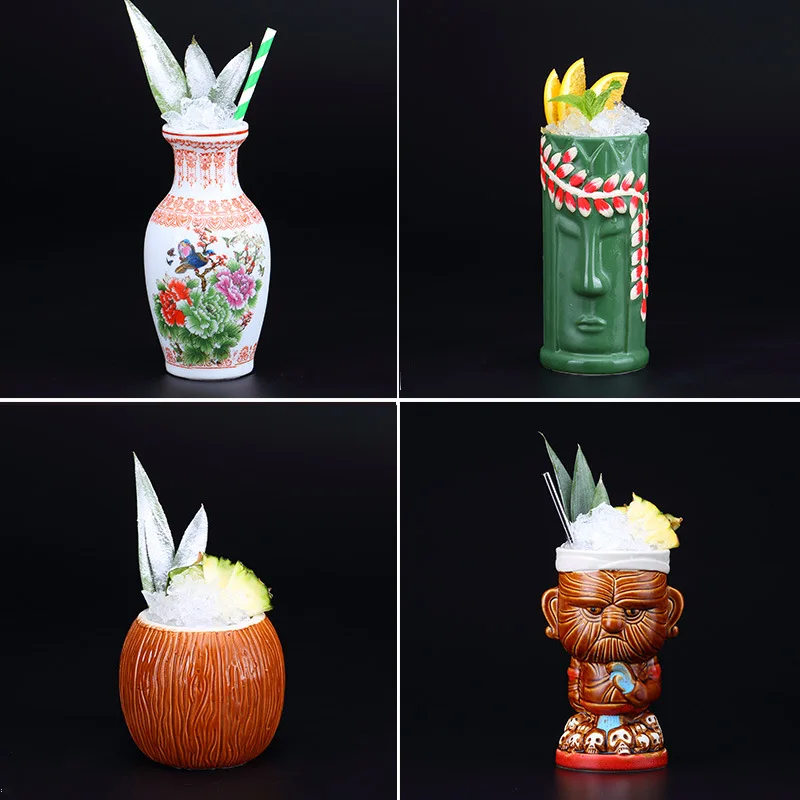 Креативная Гавайская Коктейльная кружка для бара Tiki бокал вина тотемная чашка