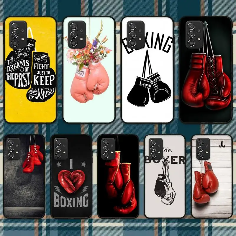 ZORORONG Boxing Gloves Phone Case For Samsung Galaxy A02 A12 A21 A22 A32 A41 A42 A51 A71 A72 Shell | Mobile Cases &amp Covers
