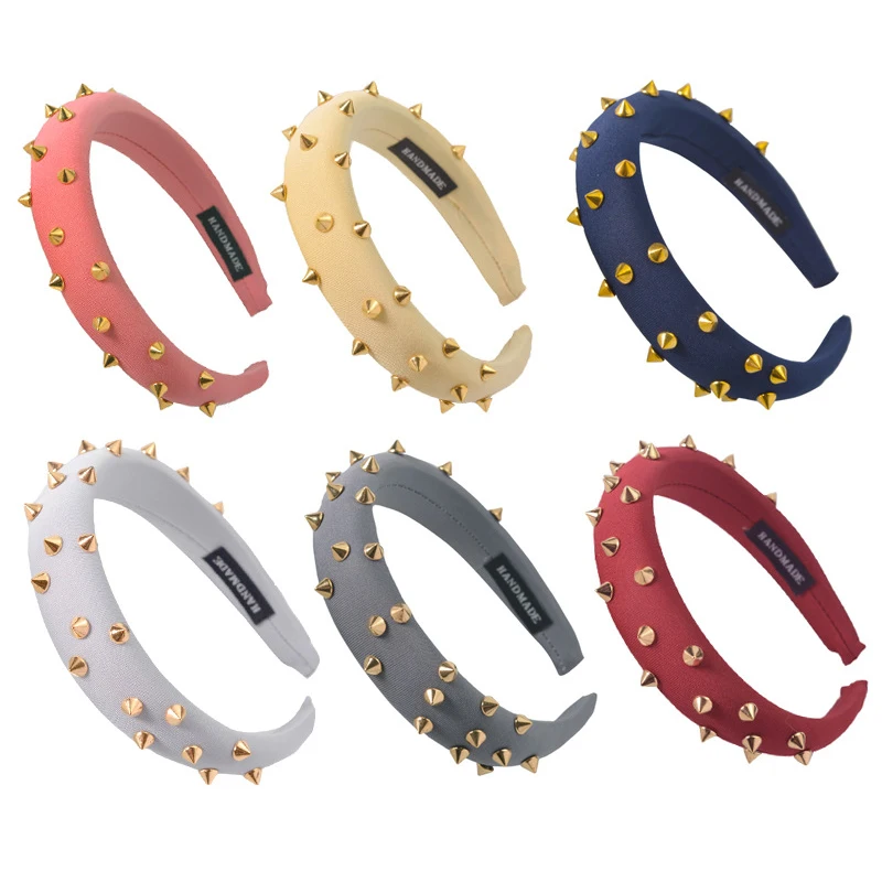 Ободок в западном стиле Женский однотонный объёмный ободок аксессуар на голову| |