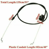 z bend lawn mowers throttle pull control cable for mtd 038 2003 2007 mower motor brake wheel drive throttle