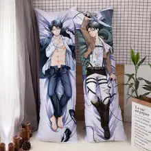 Attack On Titan Cushion Dakimakura Pillowcase Hugging Body Pillow Sexy Japan Anime Game Boyfriend Pillow Otaku Pillow Cover (2)