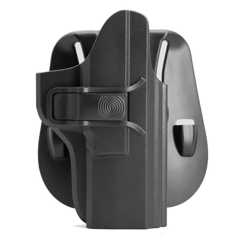 

Polymer Military Tactical Holster 360 Degree Angle Adjustment Ruger Security 9 Holster With Paddle Accessory