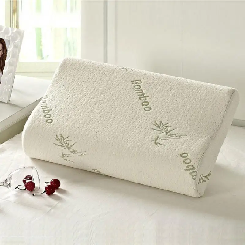 

30Sleeping Bammbo Memory Foam Pillow Orthopedic Pillow Latex Neck Pillow Fiber Slow Rebound Soft Pillow Massager Cervical Health