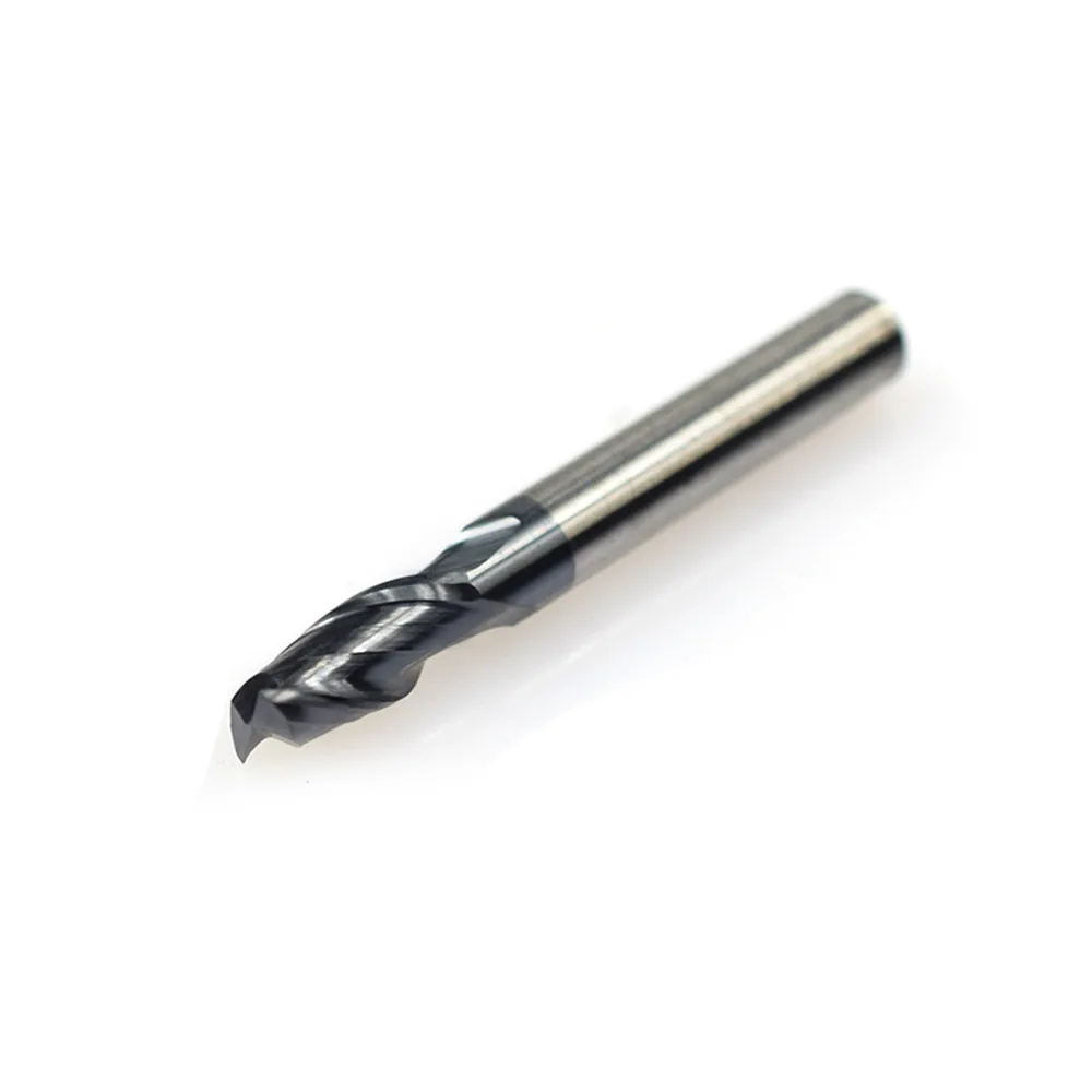 

1pc 1-12mm 2 flute tungsten carbide milling cutters cnc router bits engraving machine spiral milling cutter hrc45