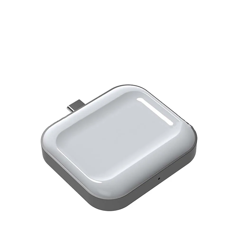 

Практическая 2 в 1 Беспроводной Зарядное устройство часы наушники USB-C зарядная док-станция для Apple Watch / AirPods наушники Зарядное устройство