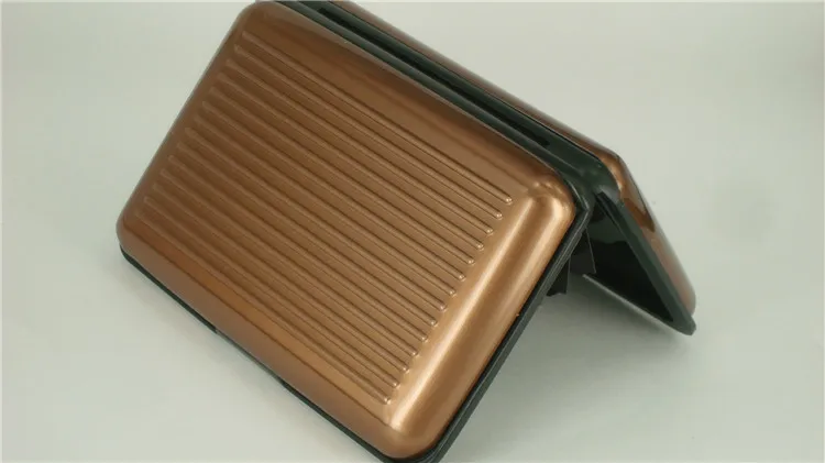 Anti Rfid Wallet Blocking Reader Lock Bank Card Holder Id Bank Card Case Protection Metal Credit NFC Holder Aluminium