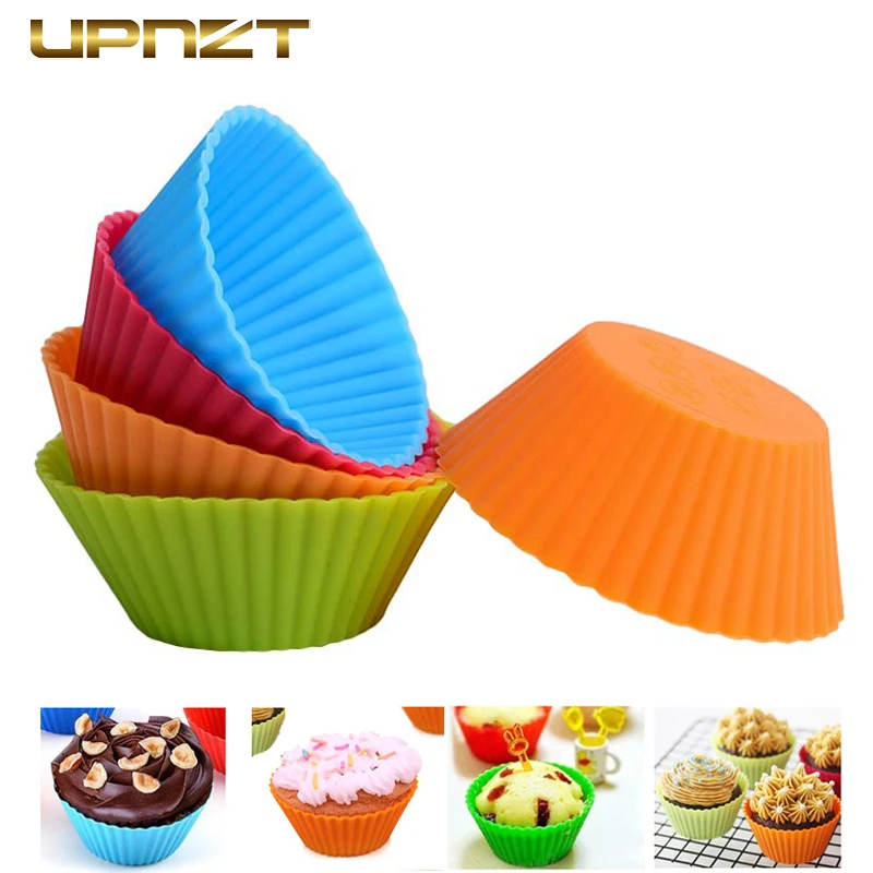 12 шт./компл. силиконовая форма для торта капкейков чашки кекс сделай сам на