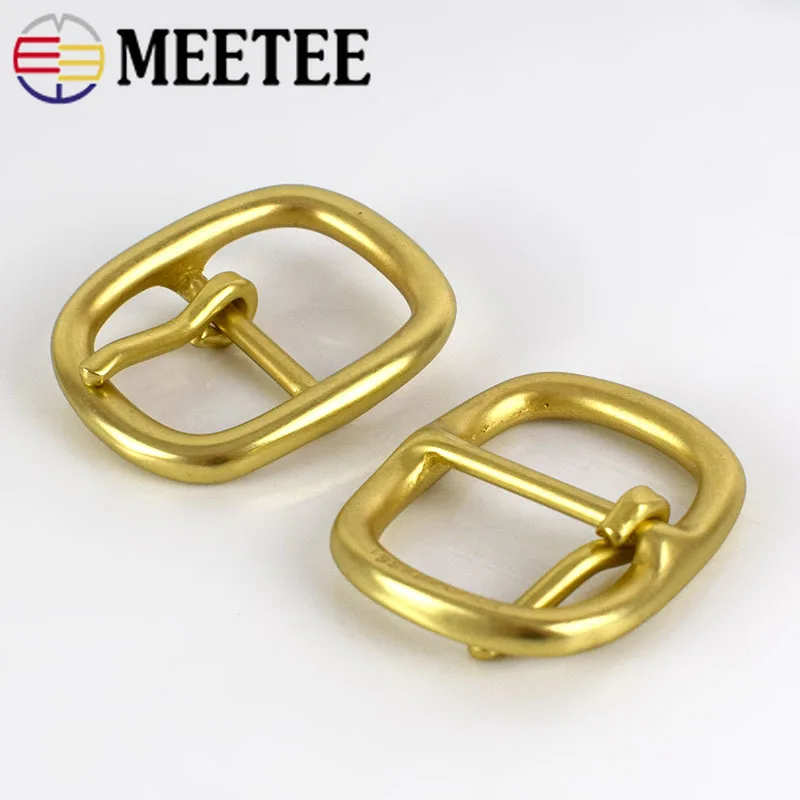 Однотонные латунные пряжки для ремня женщин металлическая пряжка с язычком