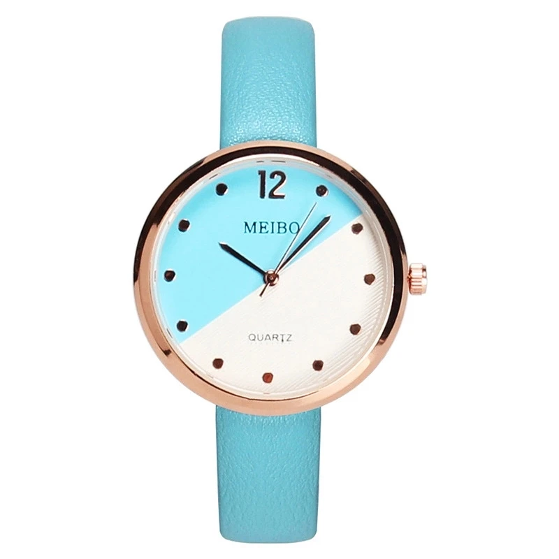 

New Women Watch Classic Casual Lady Watch Luxury Fashion Leather Band Analog Quartz Wrist Watch Stainless Steel Dial