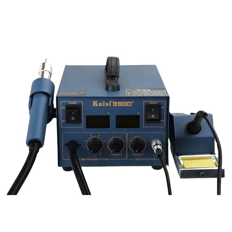 

Kaisi Hot Air Gun Soldering Iron SMD Rework Station For Phone Soldering Repair Work
