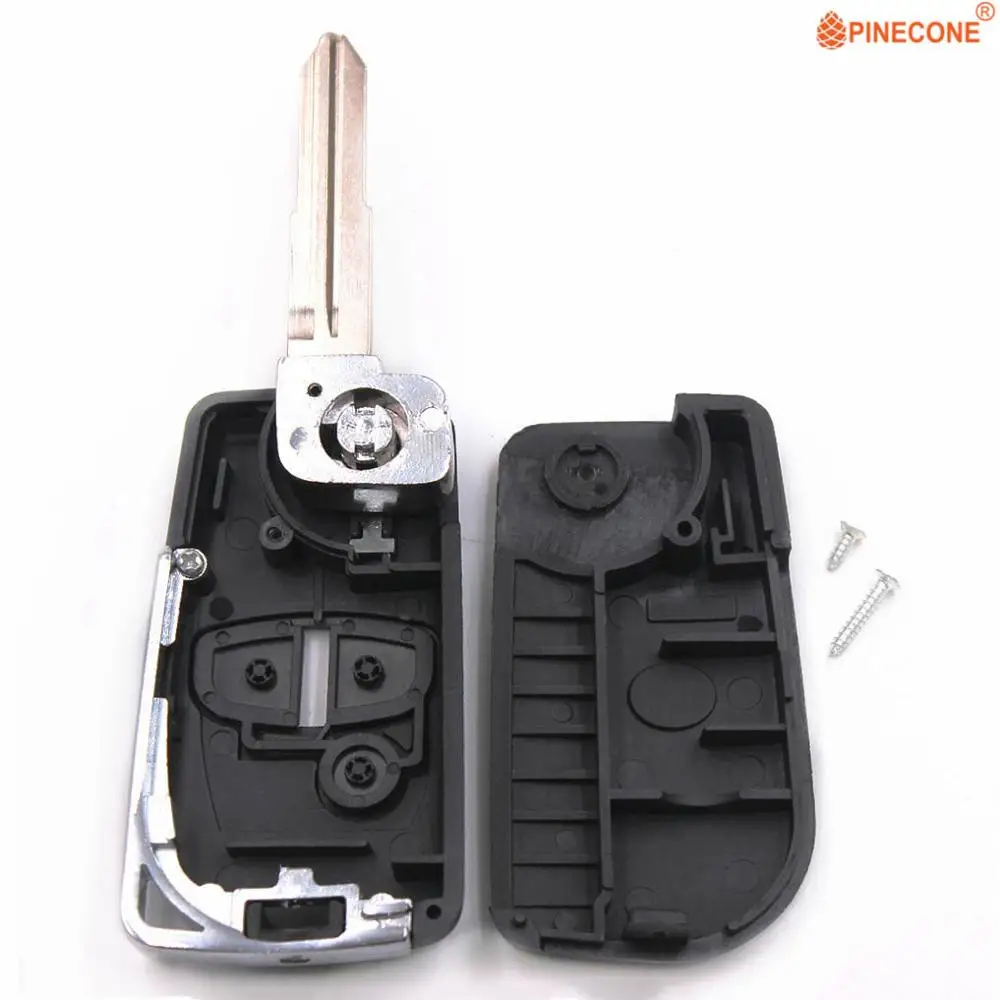 PINECONE для Mitsubishi Triton Pajero Outlander ASX Lancer 2 кнопки MIT8 ключ обновления откидной Складной