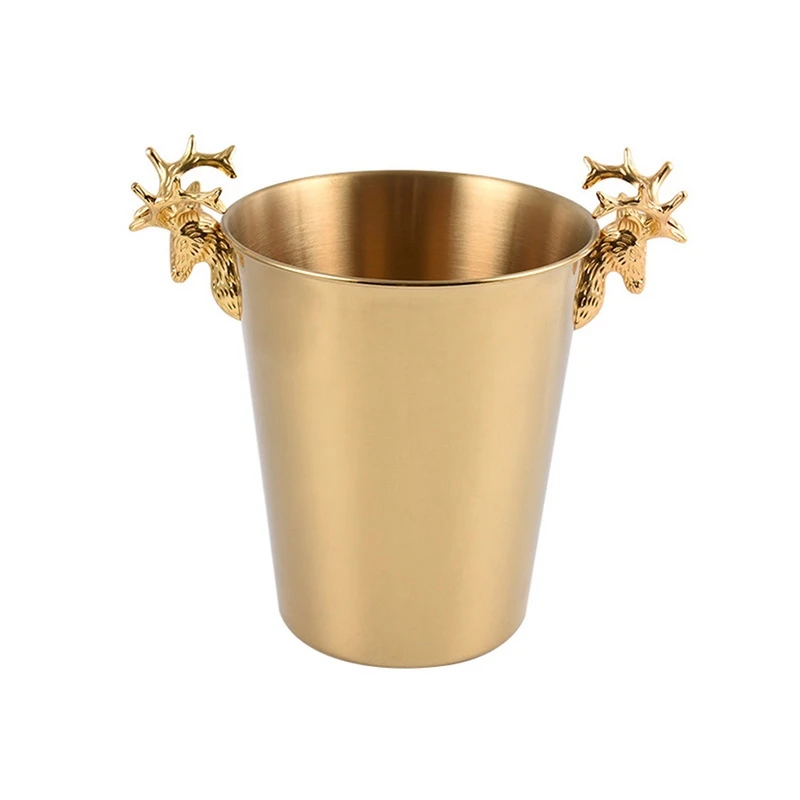 

Ведро для льда, шампанского, охладитель вина в виде головы оленя, охладитель для бутылок, охладитель для шампанского, пива, холодной воды, ль...