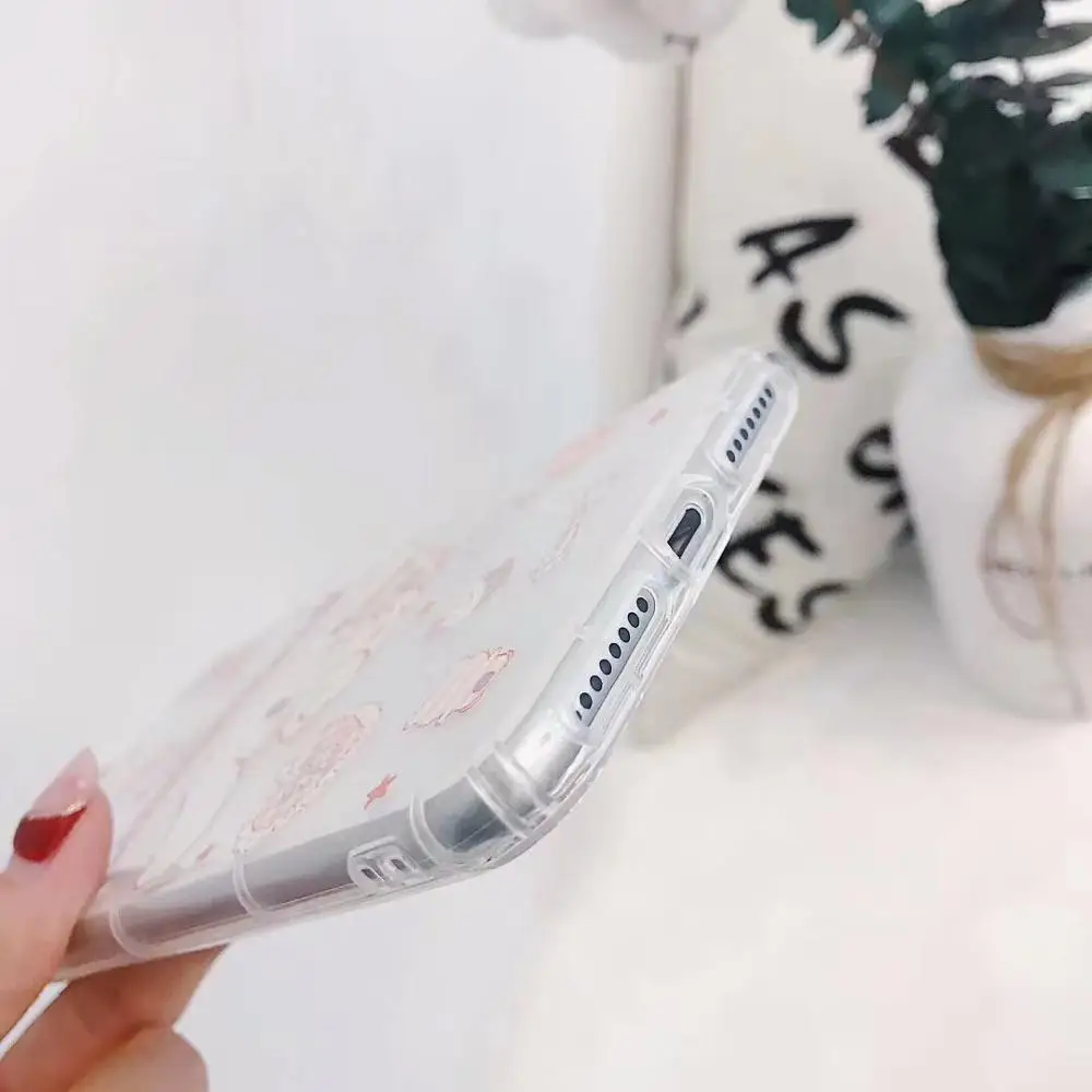 Милый мультфильм ЯПОНИЯ Sanrio Purin Soft oroll мягкий чехол для телефона iphone 11 Pro Max X XS Xr 7 8 6 s Plus рельефная задняя крышка Coque