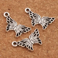 70pcs hollow papilio butterfly charms pendants jewelry diy fit bracelets necklace earrings l1107 11x17 5mm zinc alloy