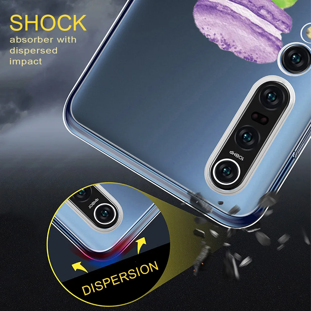 

Cartoon Food TPU Phone Case For Xiaomi Redmi Note 9 7 6 8 Pro Cases Cover Mi Note10 9 8 9T Pro SE A3 A2 Lite F1 Soft Back Funda