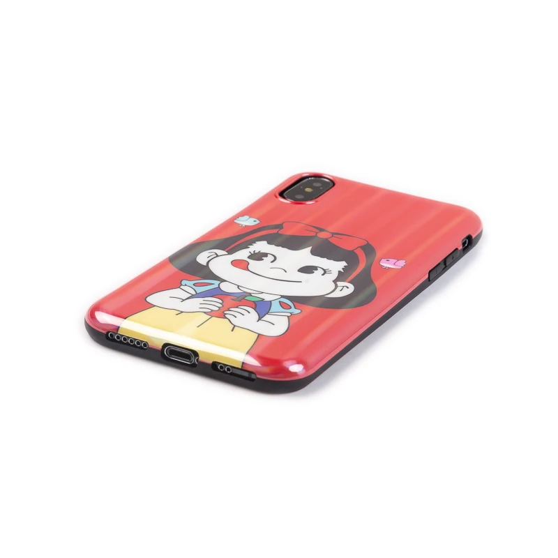 Роскошный Блестящий глянцевый мягкий силикон imd чехол для iPhone X XR 10 XS Max 7 Plus 8 6 6S