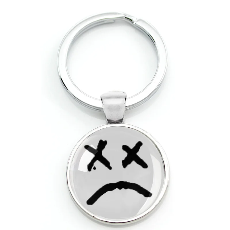 Брелок для ключей рэпер Lil Peep брелок с мультяшным логотипом Hellboy 3d-рисунком