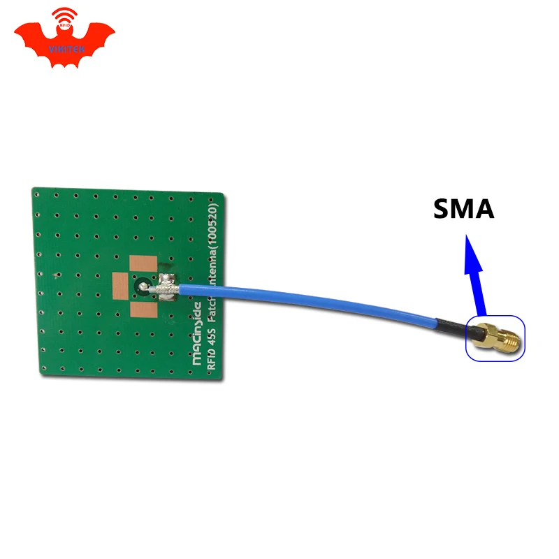 UHF RFID мини панельная антенна Vikitek VA45 915MHZ 49mm x короткий диапазон 919 925MHZ Малый