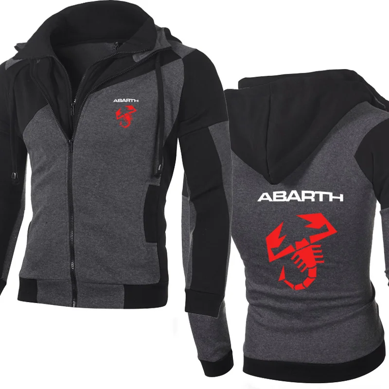 Мужская куртка Abarth С Логотипом Автомобиля толстовка с капюшоном весна-осень