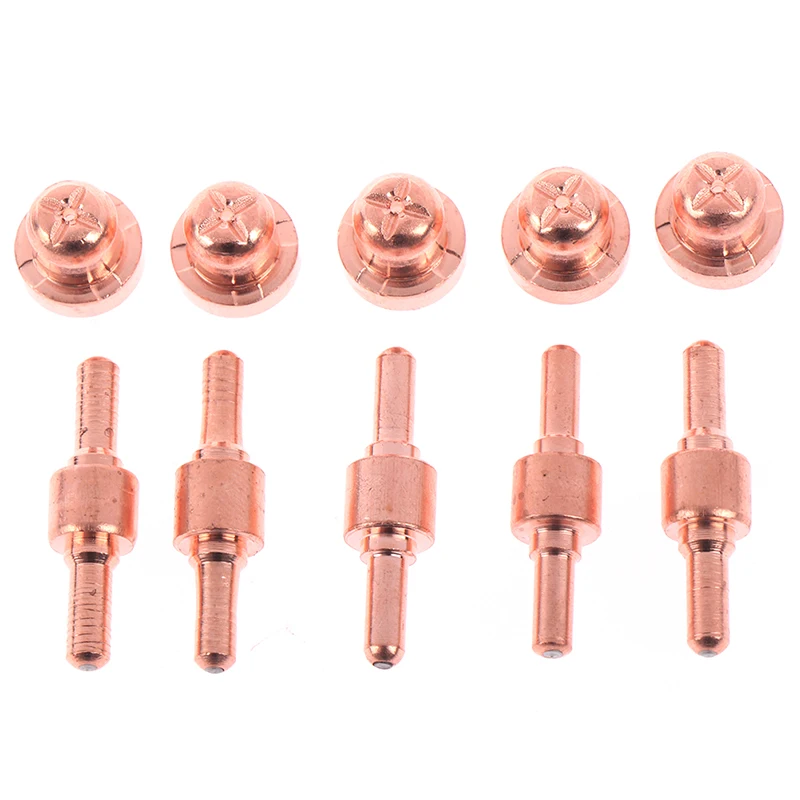 

2Set High Quality Copper Air Plasma Cutting Cutter Consumables Extended TIP Nozzle Electrode