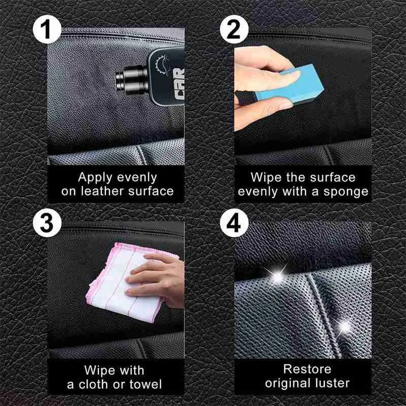 

100ml Car Seat Leather Refurbishment Paste Plastic Repair Quick Recovery Care Cream Car Restorer Cream
