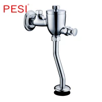 toilet full copper body delay flushing valve hand pressed self closing urinal device