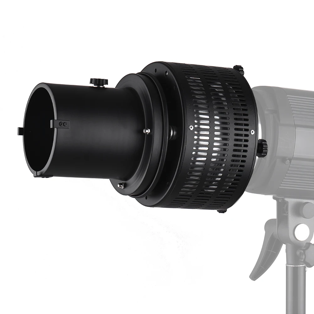 Металлический тубус для фокусировки Bowens с пятью цветными фильтрами и диффузором